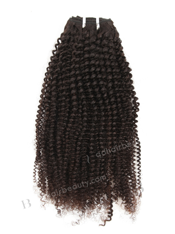 In Stock Brazilian Virgin Hair 22" Afro Curl 4mm Natural Color Machine Weft SM-4151